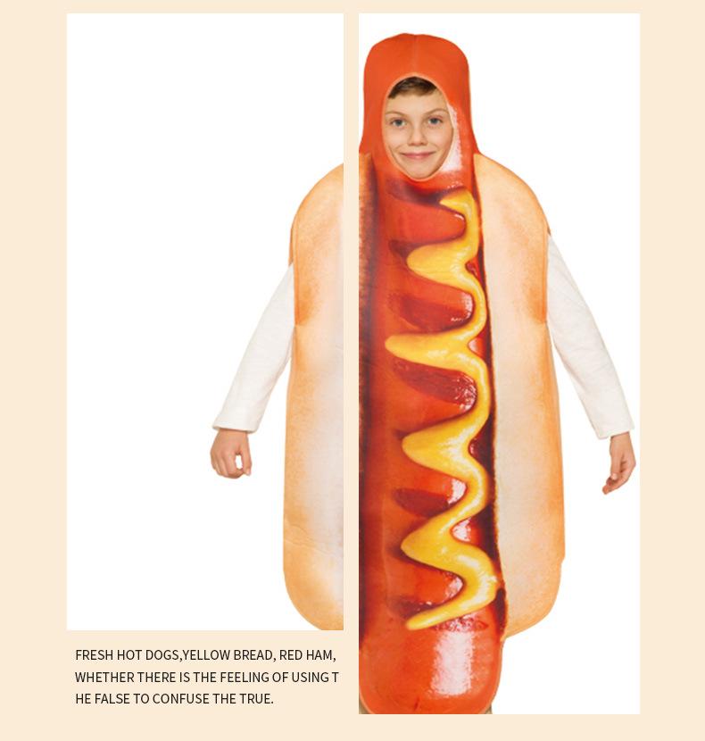Mexican Festival Adult Jumpsuit: Role-Play & Stage Performance Hot Dog Costume