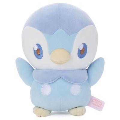 Takara Tomy Arts (TAKARATOMY A.R.T.S) Pokémon PokéPiece Mocchi-Mocchi-Style Plush Toy, Piplup, Approximately 25cm Tall