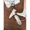 Cowhide Version~ High-end Fashion Temperament Genuine Leather Retro Women's Spring New Casual Board Shoes