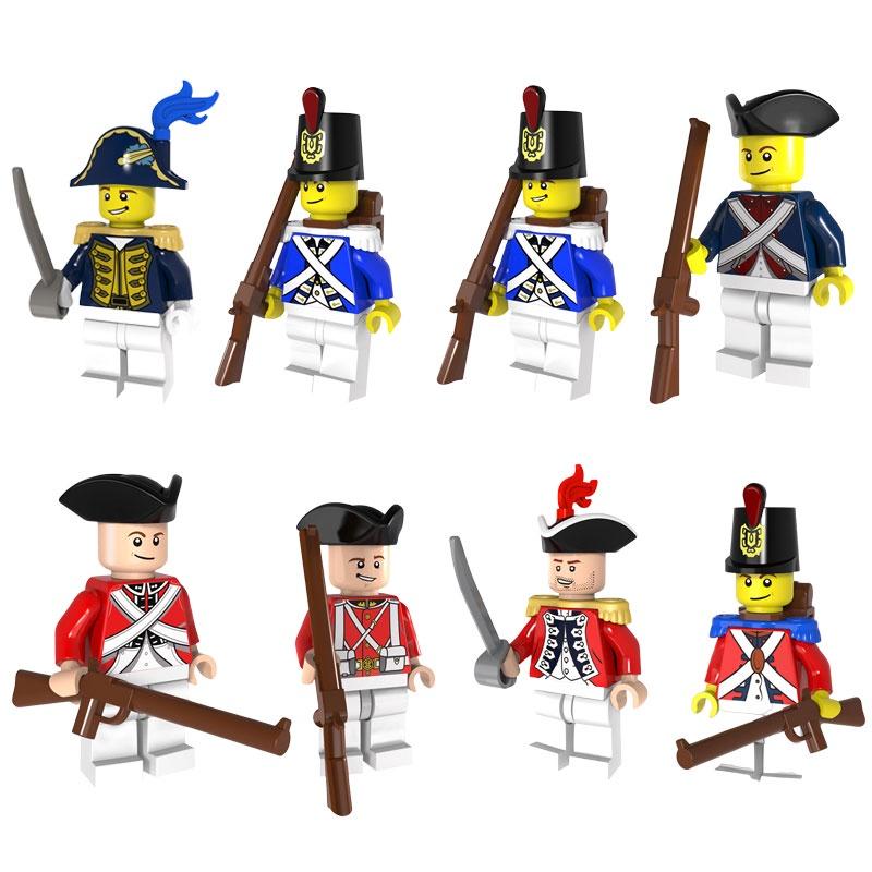 Pirate-themed Medieval Navy Admiral Building Blocks 4.5cm Height Abs Plastic