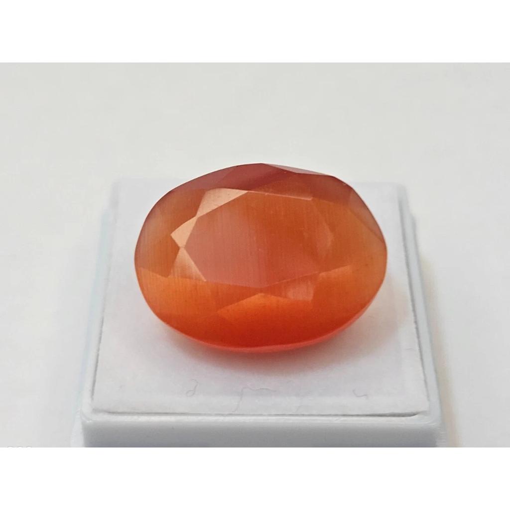 Natural Sunstone Orange 18+ Ct Oval Cut Certified Stunning Loose Gemstone