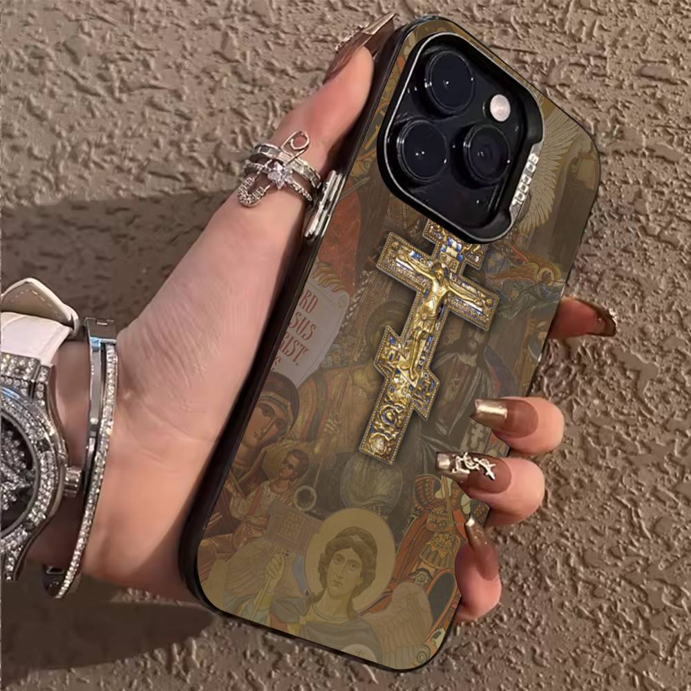 

Orthodox Cross Phone Case For iPhone 17,16,15,14,13,12,11,Pro,X,Xs,MAX,Plus TPU Soft To Skin-friendly Cover iPhone17Pro