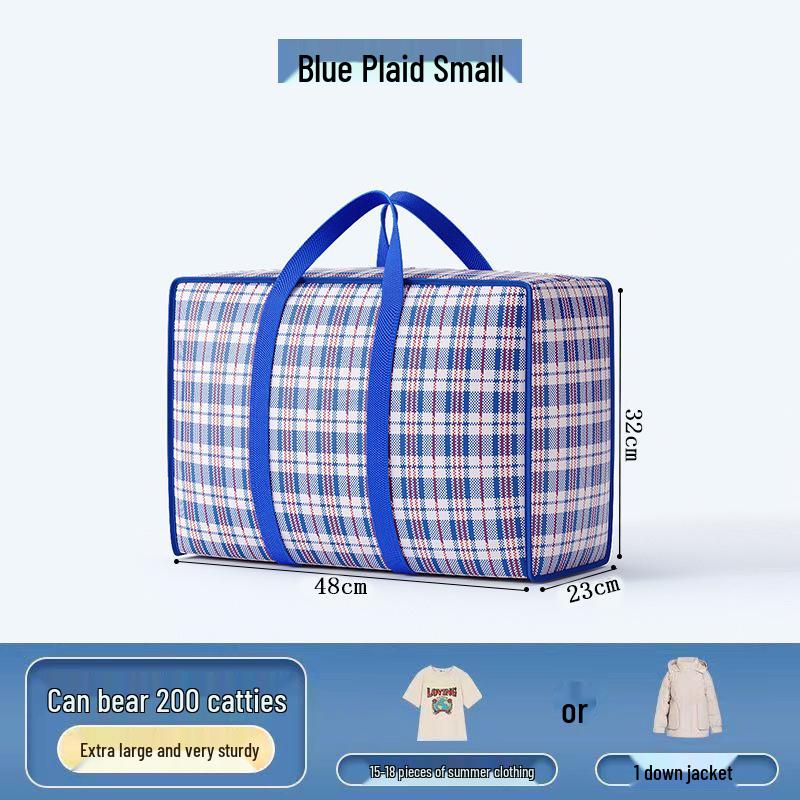 Waterproof Woven Carry-On Storage Bag for Clothes and Quilts