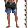 Hawaiian Plant Printed Men's Casual Beach Shorts