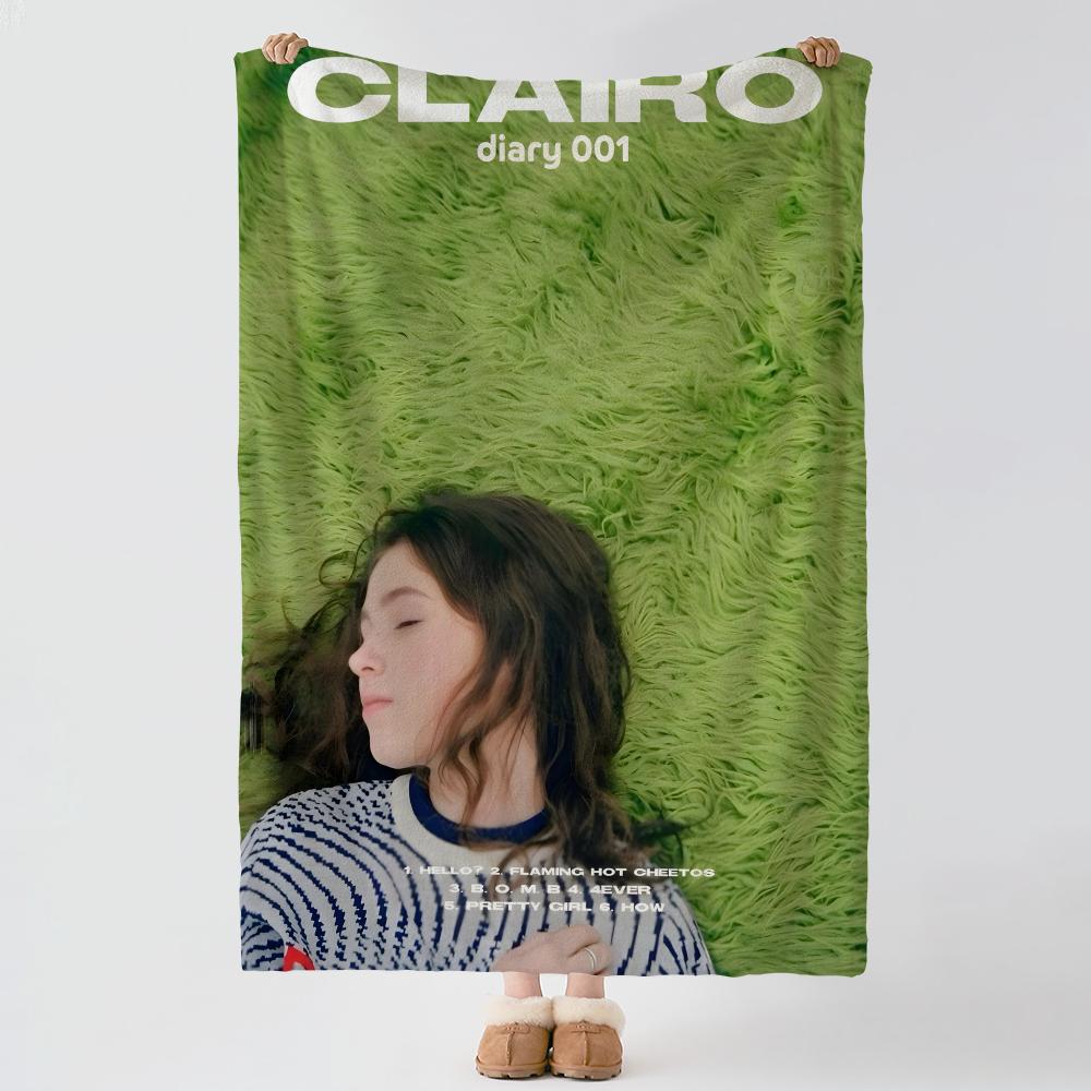 Music C-Clairo-o Throw Thick Comfort Flannel Quilt, Multi-scene Use Indoor Outdoor Daily Nap