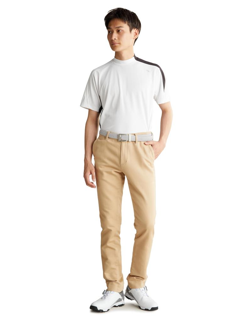 Golf Shirt GOLF Golf PF Stretch CB Tech Cut Mock White Glow [PUMA] Neck/Short Sleeve/627646 Men's