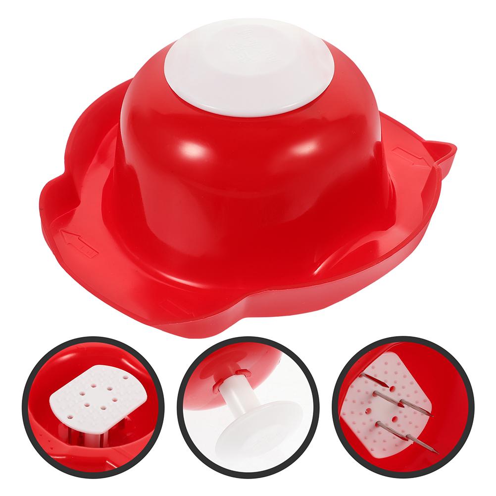 Profesionální držák na kráječ Kuchyňské nástroje na ovoce a zeleninu Bezpečný držák na potraviny Odolný proti opotřebení Ochrana rukou Držák na struhadlo Plast