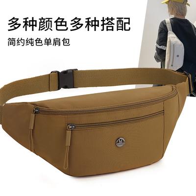 Trendige Damen-Bauchtasche, neue Nylontasche, mehrstufige Sport-Damentasche, Freizeitreise, Brusttasche, Damen-Outdoor