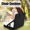 Folding Cushion Outdoor Portable Adjustable Camping Cushion Chair With Backrest Black