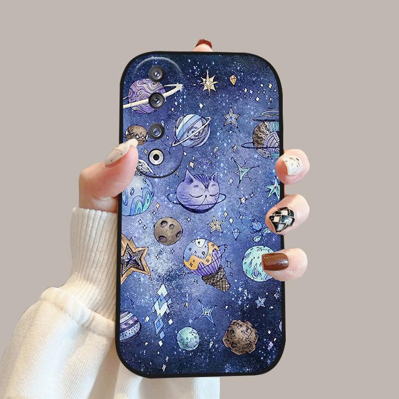 For Honor 90 5G Cases REA-AN00 Fashion Color Printing Soft Silicone TPU Phone Coque Cover For Honor 90 Pro Phone Bumper Case