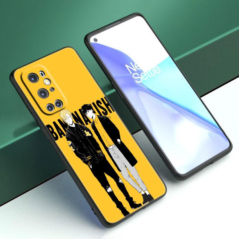 Husa de telefon din silicon Banana Fish Anime pentru OnePlus 10T 10R 9RT 8T 7T Pro Nord 2 N10 N100 N200 CE2 Lite 2T ACE 5G Husa neagra