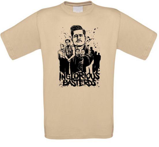 Inglorious Basterds Brad Pitt Tarantino Waltz Cult Movie TShirt All Sizes NEW Unisex T-Shirt S