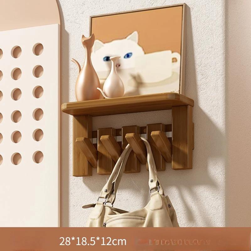 Modular wall Coat racks wooden multifunctional space saving Shelf Storage clothes hangers entrance hall Hanger Living room