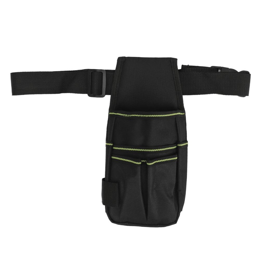 Oxford Cloth Tool Waist Apron Waterproof Adjustable Tool Belt Pouch Multiple Pockets Large Capacity Utility Pouch Carpenter