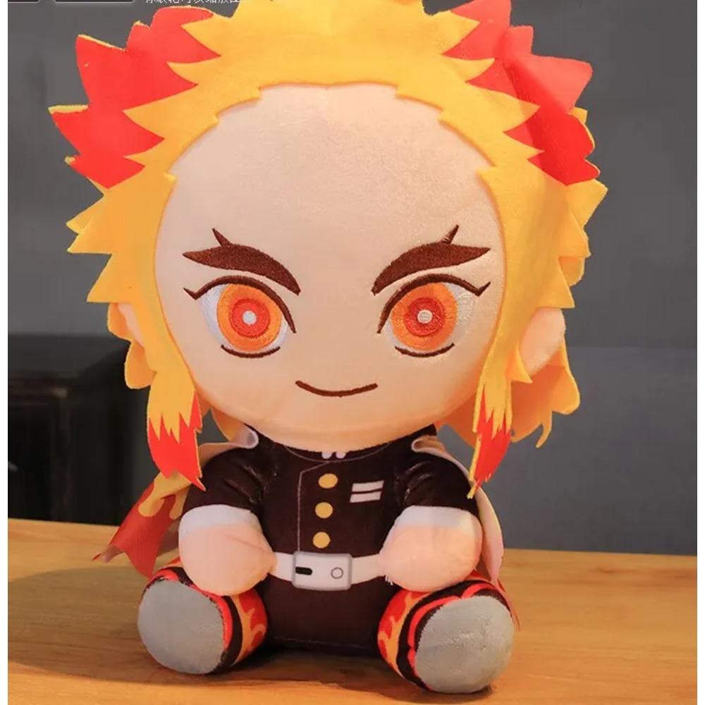20cm Horké Japonsko Demon Slayer Plyšové Panenky Krásné Anime Kimetsu No Yaiba Kamado Tanjirou Nezuko Zenitsu Kyoujurou Hračky Dětské Dárky