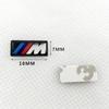  BMW M E46  E60 Car Sticker 4pcs Car Steering Wheel Decoration Center Hub Cap Emblem Badge DIY Sticker Decorative Accessories  BMW M Power  A1