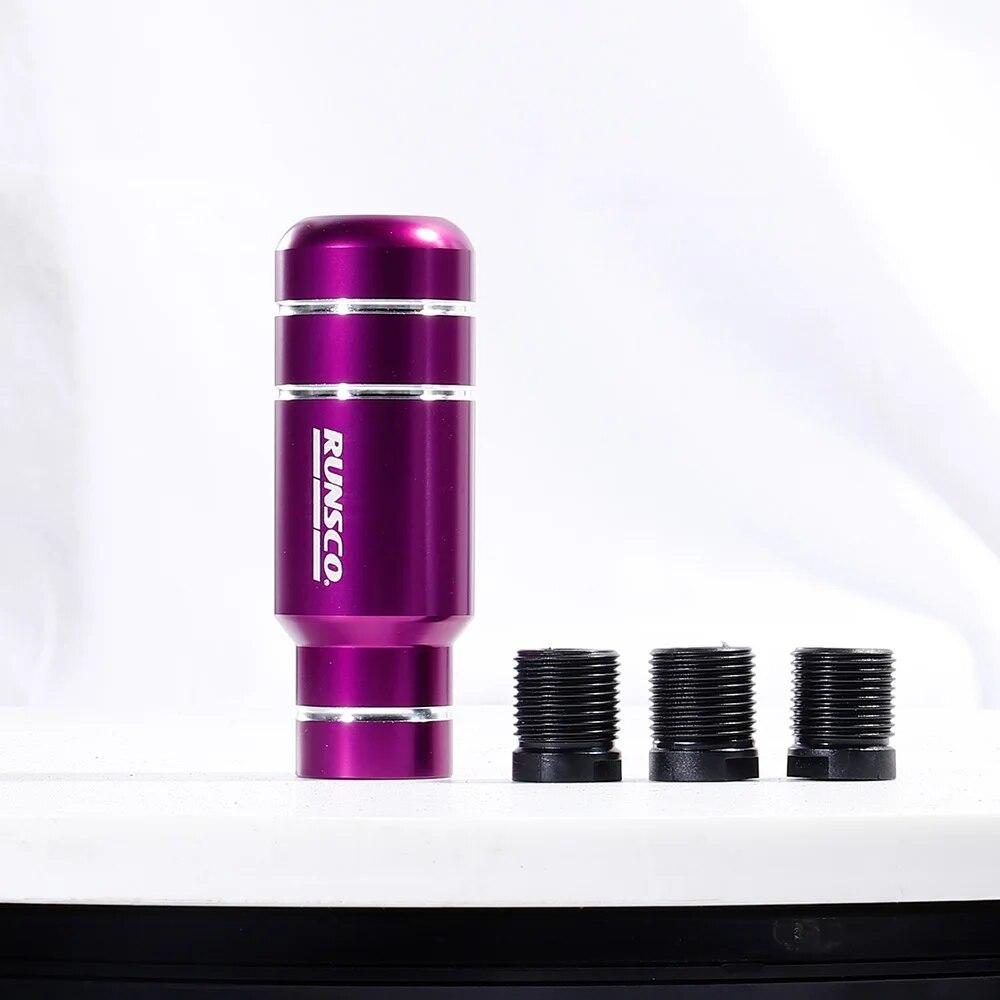 

Универсальная алюминиевая ручка переключения передач автомобиля, 90 мм, рычаг переключения передач, ручка переключения передач для автомобиля, механическая коробка передач фиолетовый