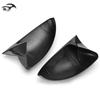 Glossy Black Rearview Mirror Cover for Renault MEGANE 4 (2016-2020) - Adhesive Car Modification Part
