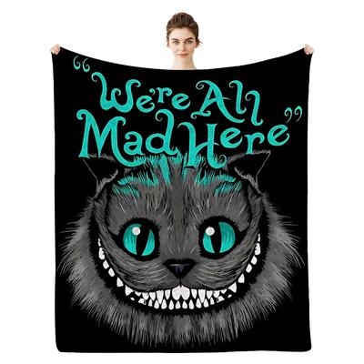 Cartoon Animals Printed Blanket for Sofa Bed Travel Camping Living Room Office Conditioning Blanket for All Seasons Gifts