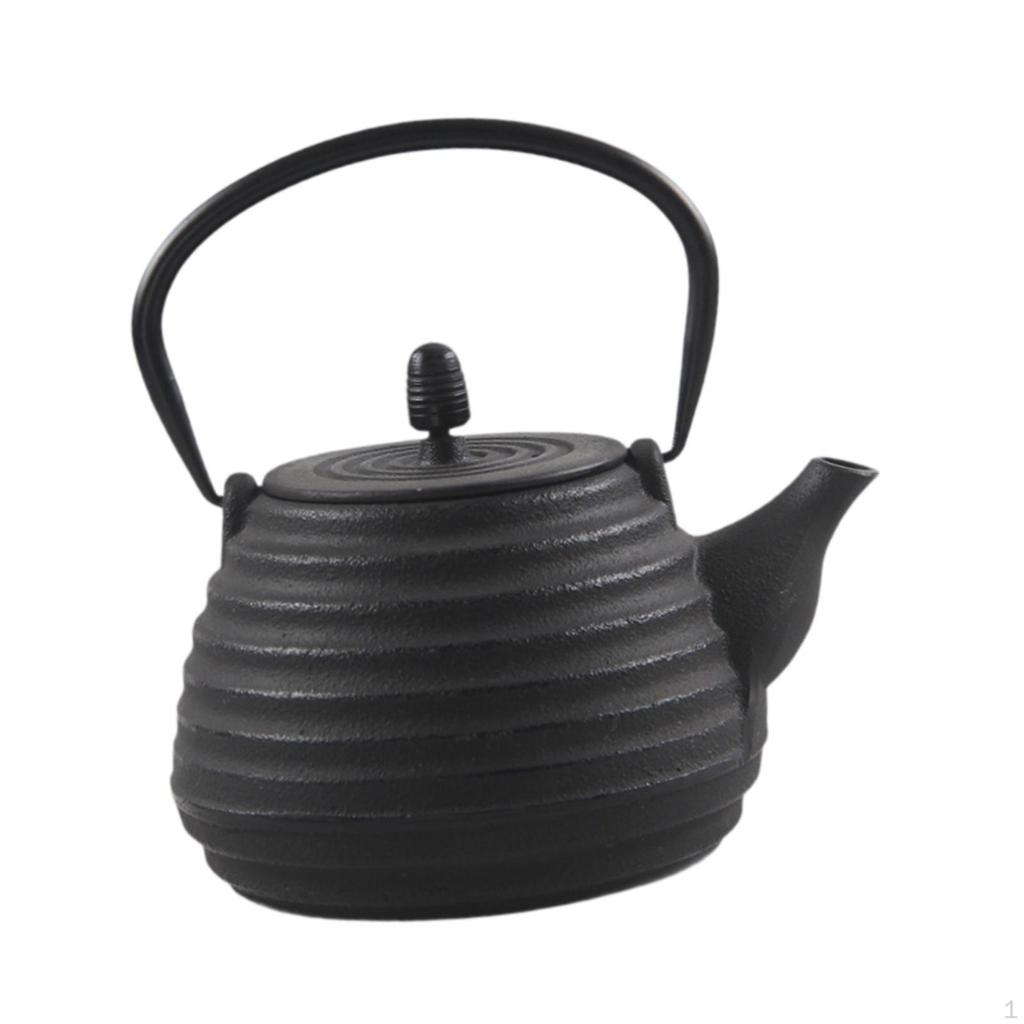 Kettle Cast Iron For Tea Loose Leaf 1000ml Maker With Infuser Home Kitchen