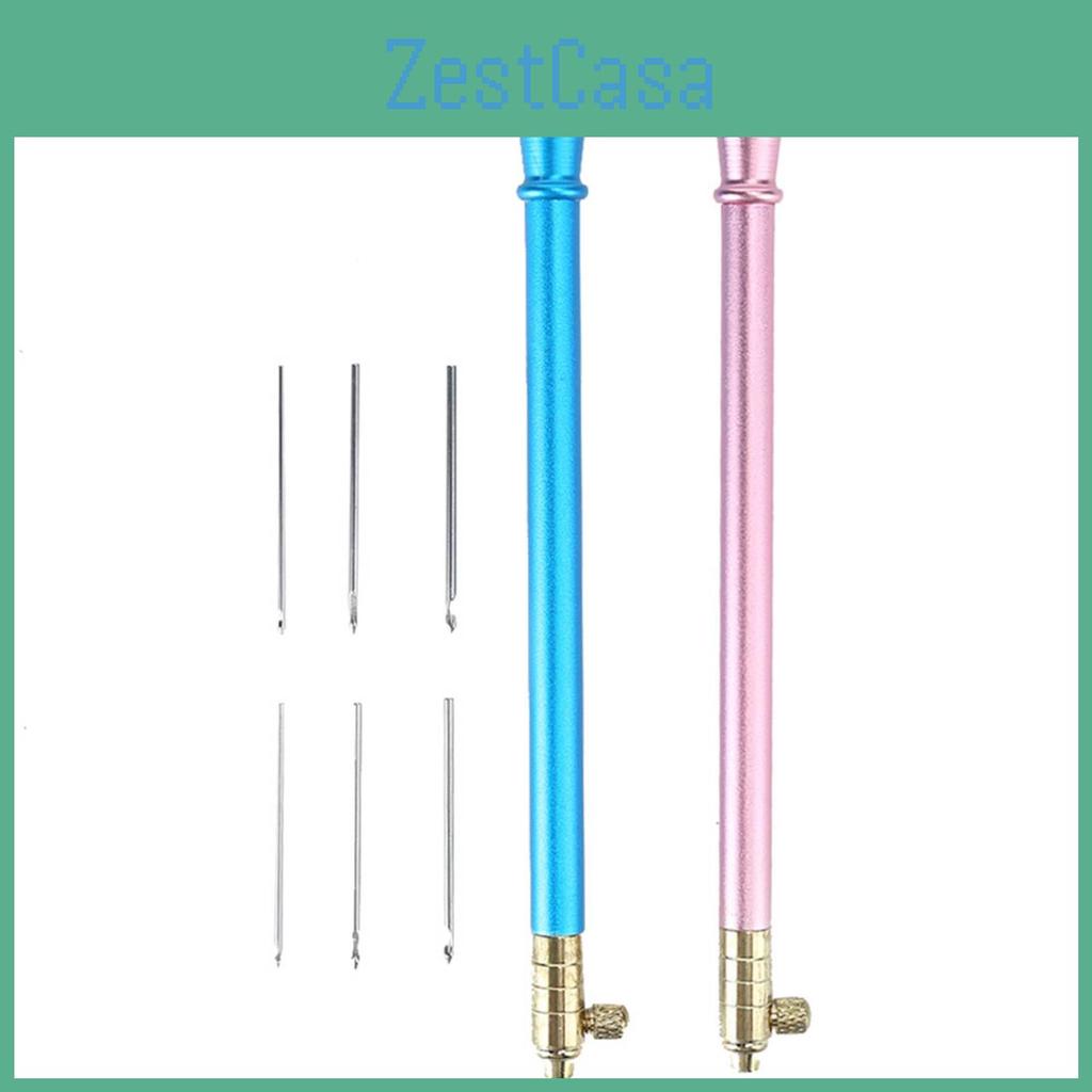 Tambour Hook French Crochet Embroidery Beading Sequins Stainless Steel Handle Sewing Craft Tool