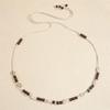 Stylish Braided Waistband With Wooden Bead Accents Durable And Comfortable For Wear