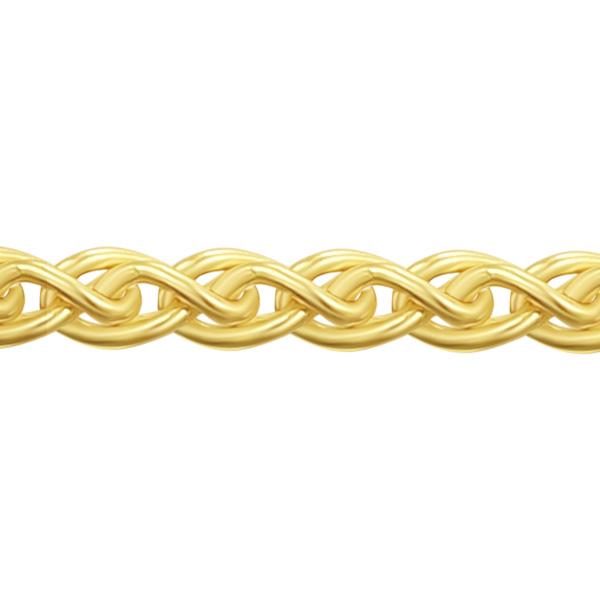 Fashion Wheat Chain 14k Bulk Spool for Jewelry Making Bracelet Necklace Gold Filled Rope Chain
