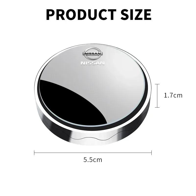 2Pcs 360 Degree Adjustable Blind Spot Mirror For Nissan J10 X-Trail Qashqai Juke Leaf Micra NOTE Patrol Gadgets Auto Accessories