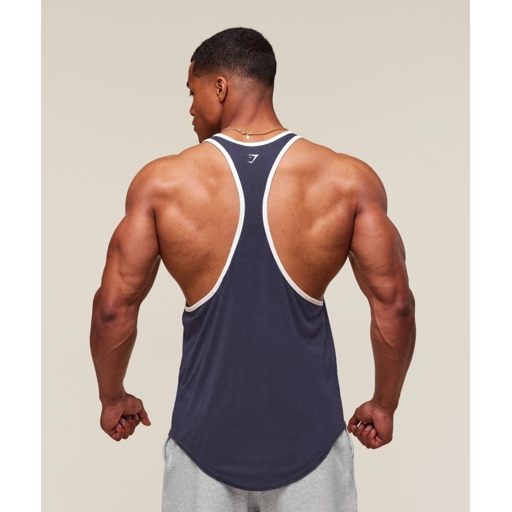 Gymshark Gslc Ringer stRinger Heavy Blue A2c1l Uctn