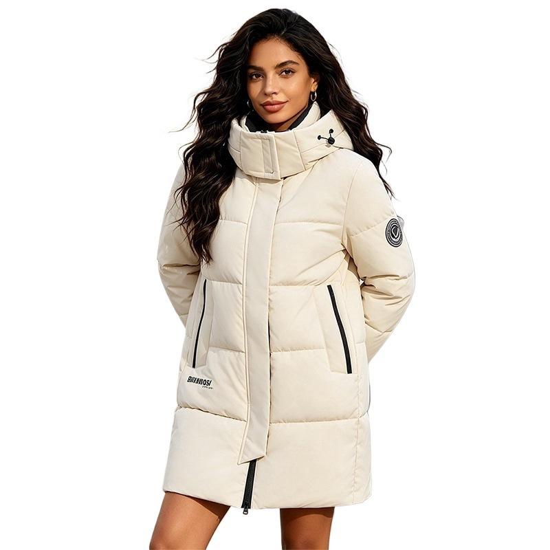 Medium and long cotton clothes women's new winter cotton-padded clothes thickened warm down cotton-padded jackets