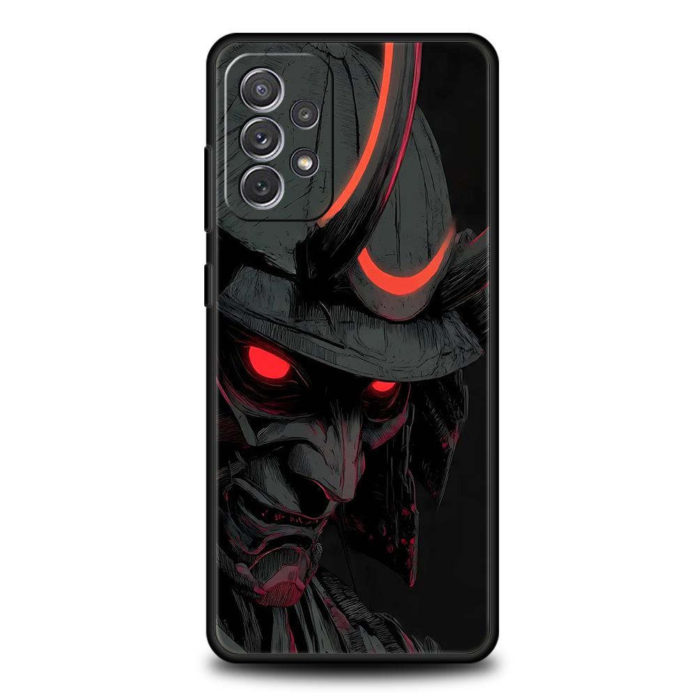 

Phone Case for Samsung Galaxy A55 A53 A52 A52S A51 A41 A35 A32 A25 A23 A15 A13 A71 A72 Soft TPU Shell Japan Ghost Face Samurai samsung a72
