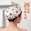 Double-Layer Waterproof Shower Cap: Thick, Dustproof, Oil-Proof Bath Cap for Women