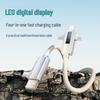 LED Digital Display 5-in-1 Fast Charging Cable, Fully Compatible with Apple & Huawei