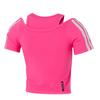 Adidas Fitness Training Comfortable Breathable Sports Short Sleeve Running T-Shirt Women tops KR7607