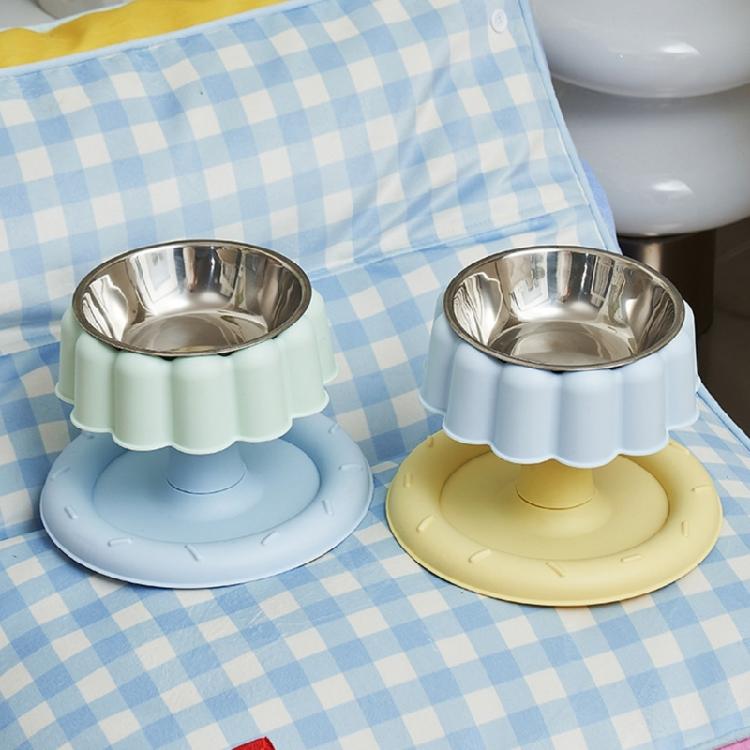 Comfort Feeding Elevated Bowl Stainless Steel Antislip Detachable Design for Pet Neck Health and Hygiene