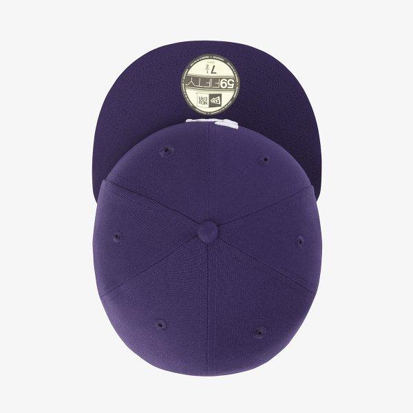 New Era Mlb La Dodgers Fitted Cap Purple 15131699