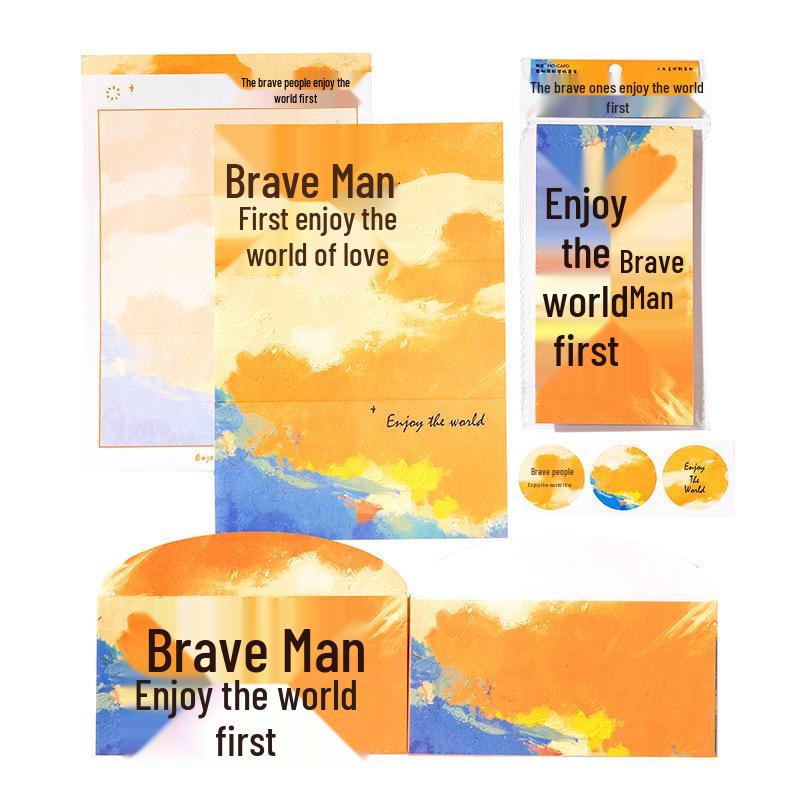 Mò Mò Wilderness Series Artistic Handwritten Letter Paper & Envelope Set.