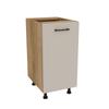 Lower Kitchen Cabinet 40 Capri Oak Body Evoke Cashmere Matte Front