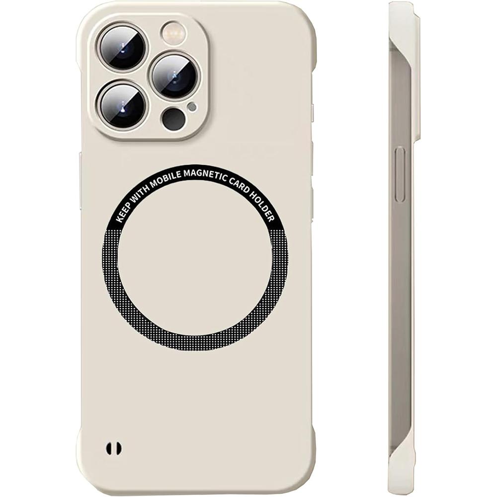 

Роскошный Безрамочный Задний Чехол-Крышка Для iPhone 16 15 14 13 12 11 Pro Max Plus Mini Конфетный Цвет Матовый Корпус Сильный Магнитный Magsafe For iPhone 16 Pro Max