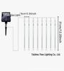 Solar-Powered Waterproof LED Meteor Shower String Lights for Outdoor Decoration