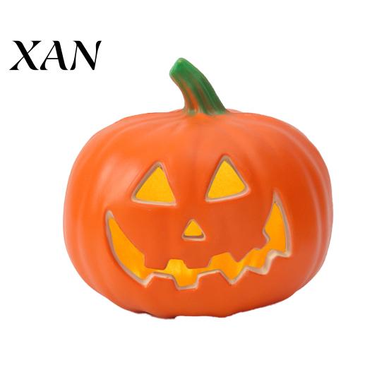 Reusable Pumpkin Lantern LED Battery-Powered Warm Light Halloween Safe Energy-saving Indoor Outdoor Decor Long-lasting