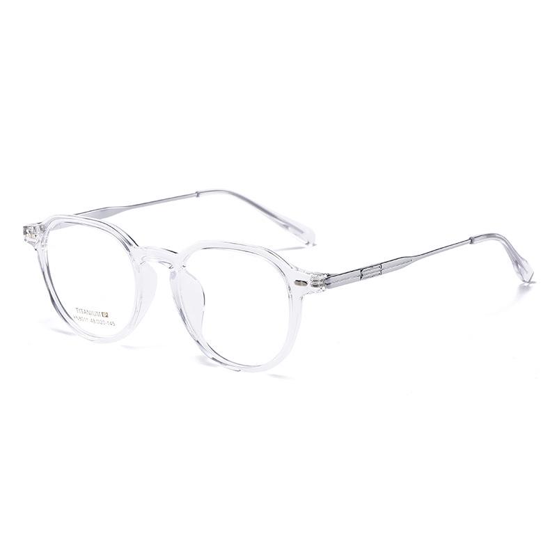 New TR Titanium Ultra-Light Korean Style Eyeglass Frame - Trendy, Versatile & Artistic Retro Design
