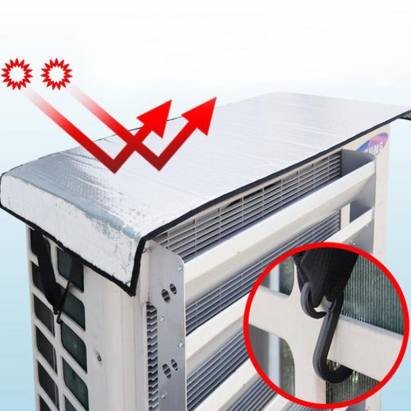 Air Conditioner Outer Cover Outdoor Energy Saving Rainproof Cover Air Conditioner Waterproof Dust Cover Ac Unit Covers Air onesize