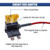 ZIMISI 5PCS 12V Car Add-a-Circuit Fuse, Standard APR ATO ATC Blade Fuse Holder with 5 x 5A Inserts, Automotive Fuses TAP Adapter Set for Car, Boat,