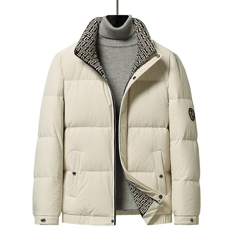 

Ветрозащитная молодежная утепленная короткая пуховая куртка с воротником-стойкой, утепленная куртка-пуховик M