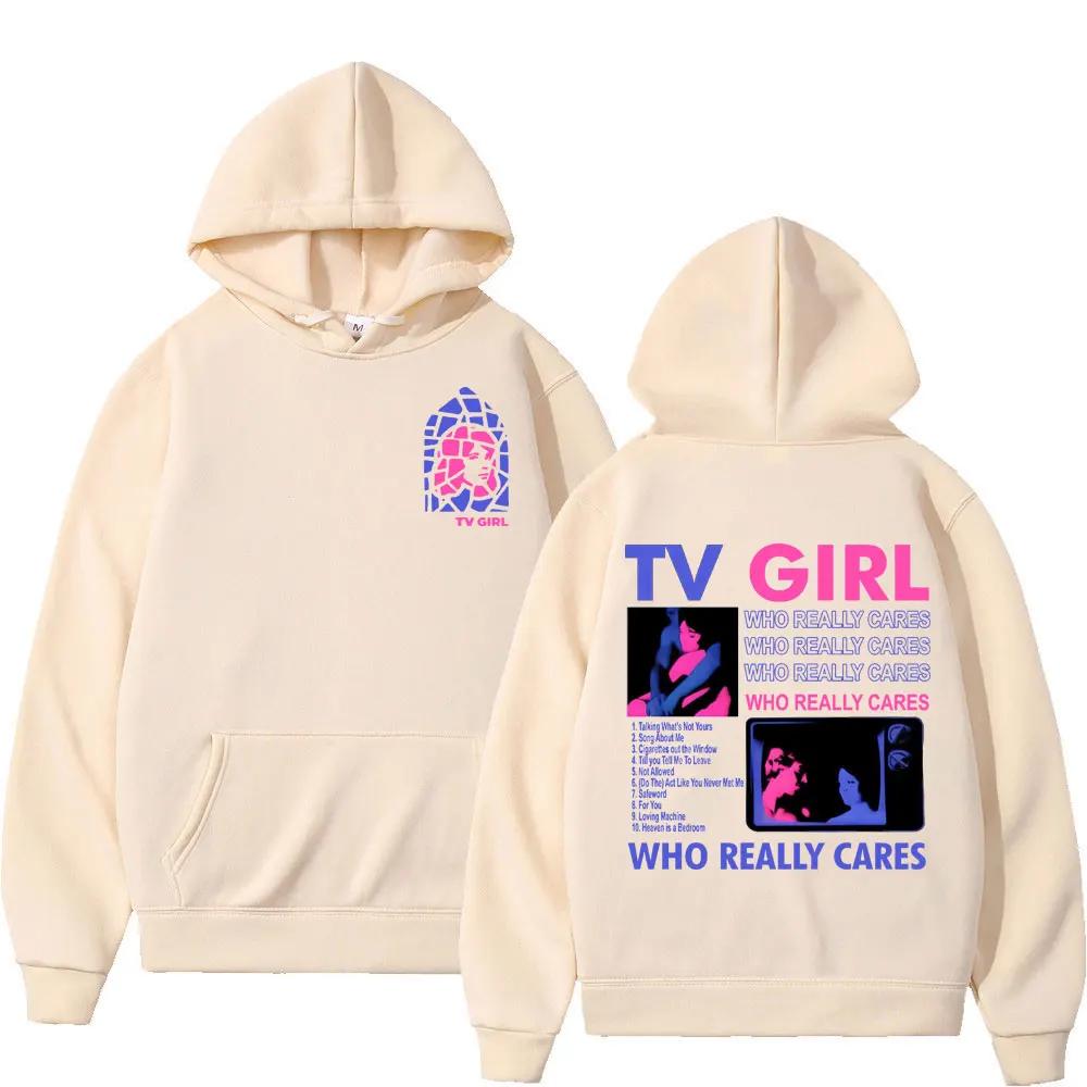 TV Girl Men's printed hoodie retro fashion Sweatshirt Harajuku Y2k hoodie