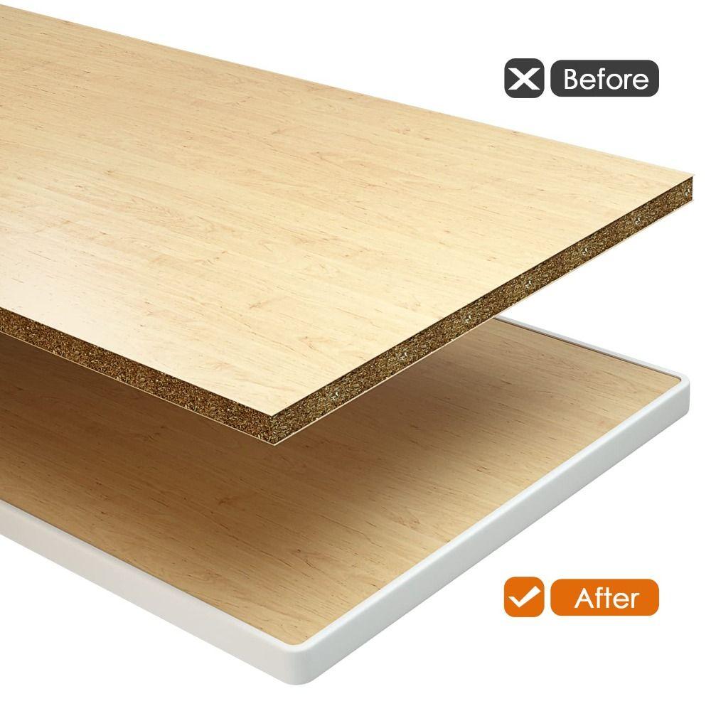 1M 18mm Width U Shaped Edge Guard Protector Trim Veneer Edge Furniture Edging Strip Flexible Sealing Tape Adhesive Edge Banding