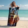 1pc Dragon Ball3 Beach Towel, Comfortable and Thick, and Swimming/Bath/Picnic/Camping Towel, Suitable for Seaside Beaches