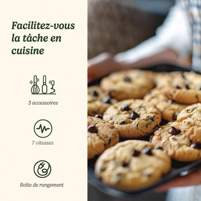 Elektrischer Handmixer - CUISINART - HM7U/E POWER ADVANTAGE 7 Geschwindigkeiten - 200 W - 7 Geschwindigkeiten - Weiß