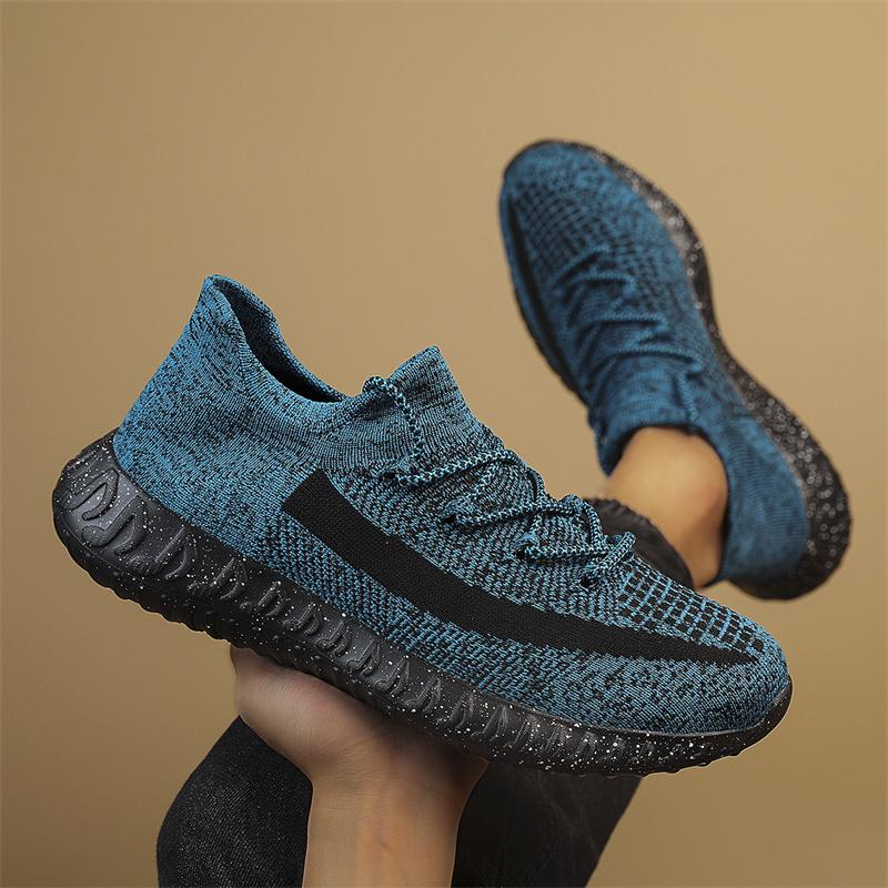 TUINANLE Pánske bežecké topánky sieťovaná priedušná platforma tenisky na šnurovanie ľahké tenisky vulkanizované topánky